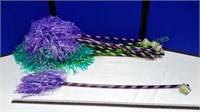 Purple & Green Witch Brooms