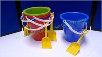 Plastic Sand Buckets & Shovels