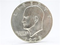 1973 Eisenhower Dollar Marked "S" 40% Silver