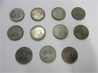 1968-83 Canadian Silver Dollar Coins