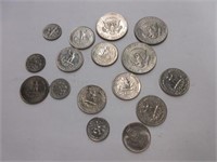 Grouping of Various United States Coins