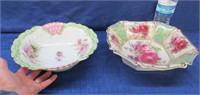 antique germany square bowl & other bowl