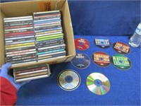 box of various cd music (approx. 50)