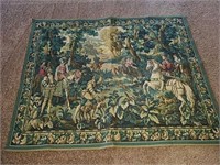 "Hawking w/Emperor Maximillan" Tapestry