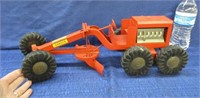 old structo metal toy grader ~ 20in long