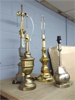 Lot of Four (4) Lamps