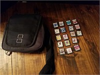Nintendo DS Carrying Case w/ Several Games