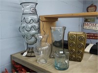 Lot of Eight Vases