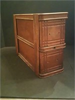 PAIR OF DRAWERS FROM ANTIQUE SEWING MACHINE