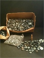 HUGE LOT OF UPHOLSTERY BUTTONS