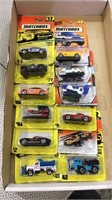 Tray lot of 12 new in the package Matchbox cars ,