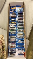 Tray lot of 26 new in the package Hot Wheels cars