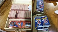 Three boxes of baseball cards , includes misc