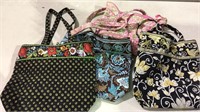 Group lot of four 4 different  Vera Bradley bags