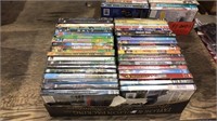 Box lot of 40 DVDs,(576)