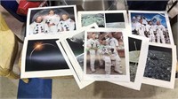 15 quality prints of the Apollo moon landing
