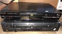 Panasonic DVD player and a TDK CD player and