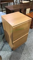Two drawer wood style file cabinet, 28 x 16 x 15,