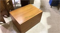 Mid century modern teak side table that's also a