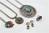 Navajo silver and other silver jewellery