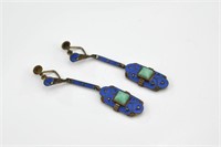 Pair of Art Deco Theodor Fahrner earrings