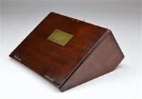 Georgian mahogany campaign document box