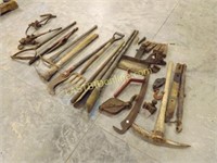 7 SPLITTING WEDGES, HAND TOOLS, HITCH, MORE