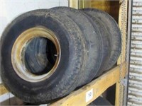 4 MOUNTED MOBILE HOME TIRES