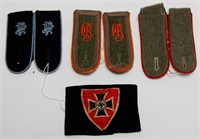 Three Pair German WWII Epaulettes, Armband