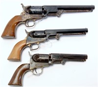 Group of Three Percussion Revolvers