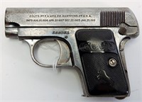 Colt Model 1908 Hammerless Semi Auto Pistol