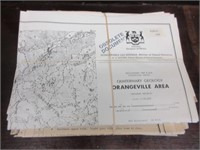 Lot of Orangeville Quaternary Geology Maps