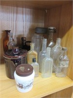 Grouping of Many Medicine and Misc Bottle