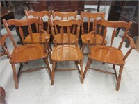 Set of 6 Roxton Maple Chairs