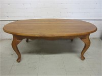 Fine Solid Oak Oval Coffee Table