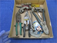 tools lot: snips -tube cutters -plyers -etc