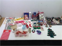 Lg Box Lot of X-Mas Decorations Most From Steins
