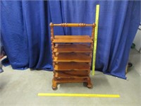 older magazine stand - 30in tall
