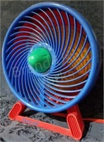 Red and Blue Duracraft Desk Fan