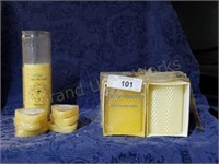 Lot of Misc Beeswax Candles