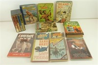 Zane Grey, War, Tarzan, Robinson Crusoe Books