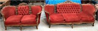 Antique Victorian Sofa and Settee