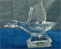 Durand Crystal Duck Figurine