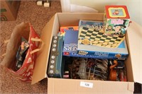 Box Lot of Games & Toys