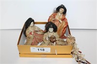 Old Asian Dolls (Lot of 3)