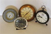 Mid Century & Other Clocks (Lot of 4)