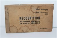 1943 Recognition Pictorial Manual of Naval
