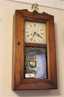 Vintage Plymouth Hollow Wall Clock with