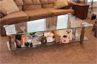 Awesome Glass Top Coffee Table with Lower