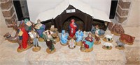 Ceramic Nativity Scene by Brooks Ceramic